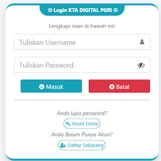 Register PGRI Sampang - Persatuan Guru Republik Indonesia Cabang Kabupaten Sampang